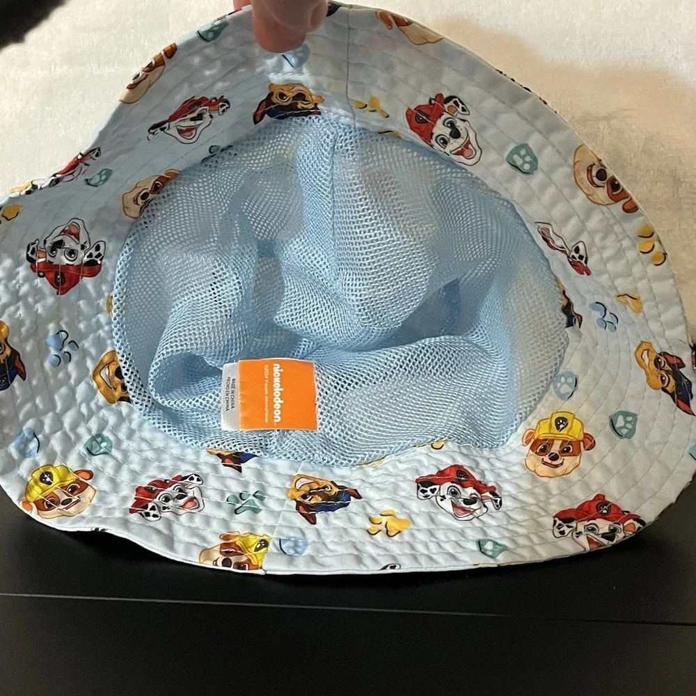 PAW PATROL Dog Kids Bucket Hat 2024 Nickelodeon Multicolor Boy Girl Characters